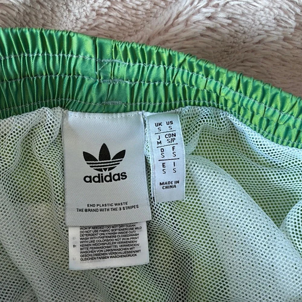 Adidas Green Athletic Shorts - Picture 3 of 5